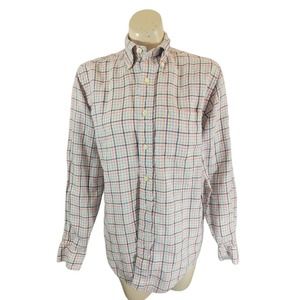 Brooks Brothers Shirt Multicolor plaid Long Sleeve Button Down Men's Small